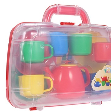 Игрушки Монтессори Развивающая игрушка-симулятор чая Стакан с футляром для переноски Чай Красный