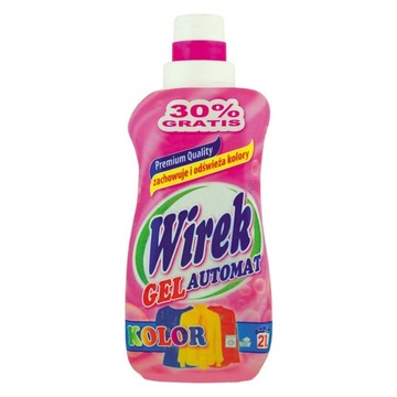Wirek żel do prania tkanin kolorowych 1 L