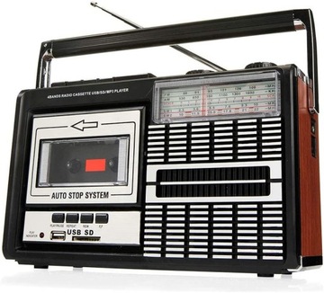 Radio / magnetofon z lat 80 RICATECH PR85 RETRO STYL ! VINTAGE