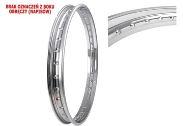 FELGA KOŁO KOŁA OBRĘCZ 1.35 - 19 CHROMOWANA 47mm KOMAR 2320 2330 2350