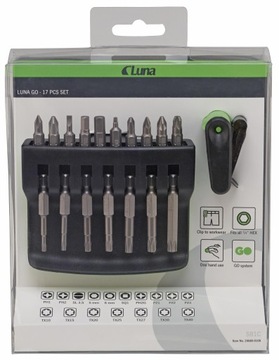 Zestaw bitów Luna GO SB1C z uchwytem do paska