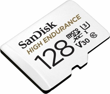 SanDisk High Endurance microSDXC 128 ГБ V30 + адаптер