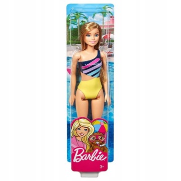 Mattel Barbie Lalka Plażowa Blondynka GHW41