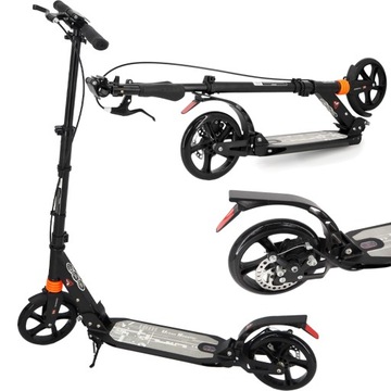 СКЛАДНОЙ СКУТЕР, ДИСКОВЫЙ ТОРМОЗ, АМОРТИЗАТОРЫ