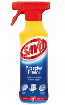 SAVO SPRAY NA PLEŚŃ ŚRODEK PRZECIW PLEŃSNI PŁYN DO USUWANIA GRZYBÓW 500ml