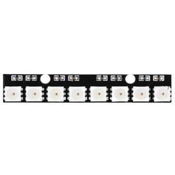 Светодиодный модуль 8 диодов WS2812 5050 Лента световая STRIP - 5В 53х10 мм Arduino