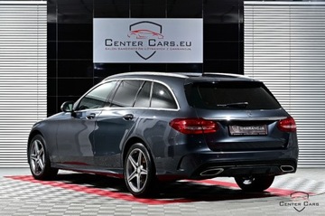 Mercedes Klasa C W205 Kombi 180 156KM 2014 Mercedes-Benz Klasa C 180 AMG FullLED Navi Skora El.Fot. Dynamic Black As, zdjęcie 3
