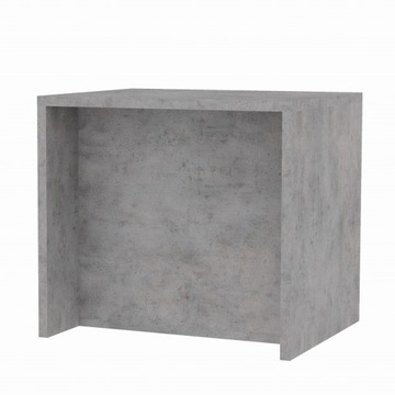 Szara wyspa kuchenna gotowa wyspa do kuchni 90 cm beton jasny