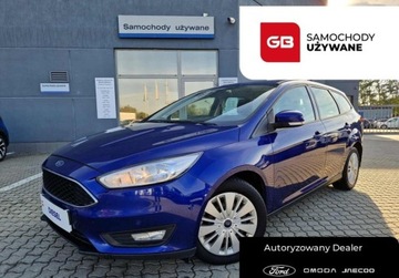 Ford Focus III Kombi Facelifting 1.5 TDCi 95KM 2017 Ford Focus Ford Focus 1.5 TDCiEcoBlue 95 KM M6 SalonPLSerwisASOFVMarza