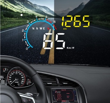 ДИСПЛЕЙ LED LCD HUD ПРОЕКТОР OBD2 GPS USB M12
