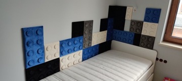 МЯГКИЕ ПАНЕЛИ LEGO С МЯГКОЙ ОБИВКОЙ, ДЕТСКИЕ 12,5x62,5