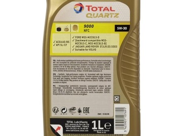 TOTAL QUARTZ 9000 NFC 5W30 A5/B5 API SL/CF 1л