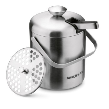 ZESTAW BARMAŃSKI DO DRINKÓW wiaderko na lód 1,3L SHAKER METALOWY 7el. Tadar