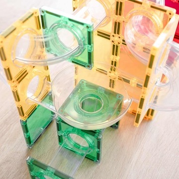 НАБОР РАСШИРЕНИЯ МАГНИТНЫХ БЛОКОВ CONNETIX BALL RUN, 66 ШТ.