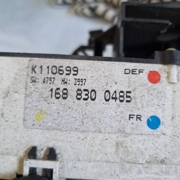 MERCEDES-BENZ A W168 1999 PANEL KLIMATIZACE