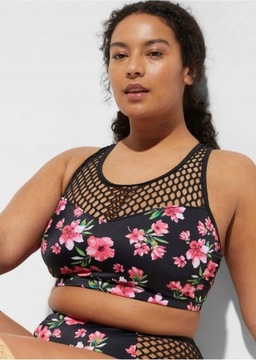 44 BIAŁE BIKINI DWUCZĘŚCIOWE WZÓR Bonprix