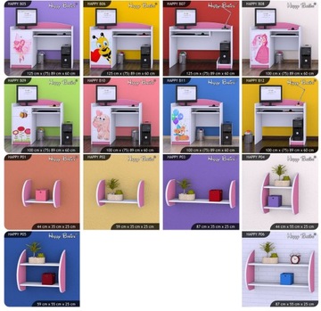КРОВАТЬ 140/70 РОЗОВЫЙ ЯЩИК - HAPPYBABIES_PL