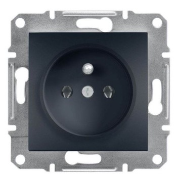 ASFORA Gniazdo z uziemieniem antracyt EPH2800171 Schneider