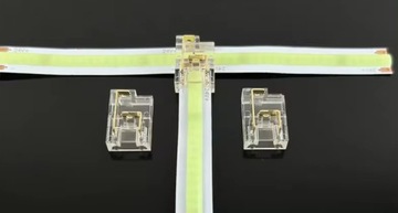 Универсальный разъем COB SMD, 8 мм, прямой угловой Т-образный разъем, соединитель 12 в 1