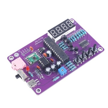 Цифровой дисплей FM-радио с корпусом Diy Kit