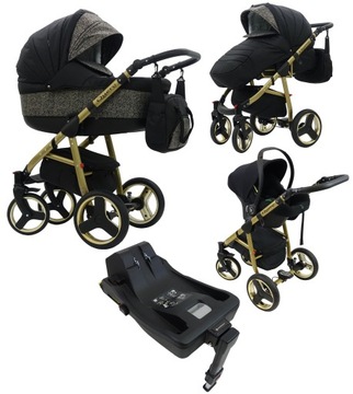 Wózek dziecięcy Karex Quero 4 w1 Gold+ISOFIX FOTEL 13 KG