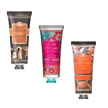 Tesori Ayurveda + Japanese SPA + Fior di Loto 3 x krem do rąk 75 ml