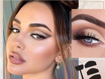 НАБОР СИЛИКОНОВЫХ ШАБЛОНОВ ДЛЯ ОКРАШИВАНИЯ ВЕК