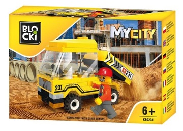 KLOCKI BLOCKI MYCITY MAŁA WYWROTKA