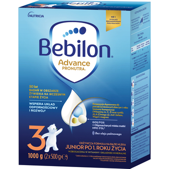 Bebilon Advance Pronutra 3 Junior Mleko 1+ 2x500g