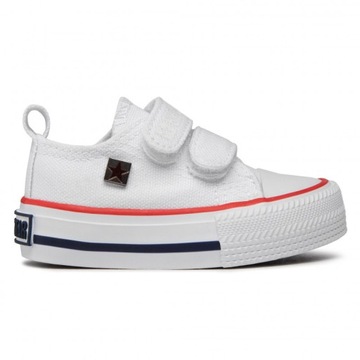 MAŁE TRAMPKI DZIECIĘCE BIG STAR HH374199 BIAŁE 17
