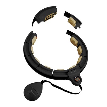 Hula Hop Black/Gold HHM13 с магнитами и весом + счетчик HMS