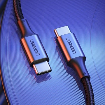 UGREEN KABEL PRZEWÓD USB-C - USB-C PD 100W QC 5A MOCNY DŁUGI 3M