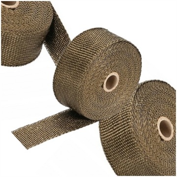 ЛЕНТА БАЗАЛЬТОВАЯ ТЕРМОИЗОЛЯЦИОННАЯ 1400°C 30М/5СМ + 10 ЛЕНТ ТЕМНОГО ЗОЛОТА