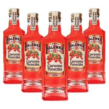 16x ETYKIETA MOSKWA 250ml - Nalewka Czerwona Porz.