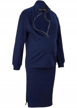48 Bonprix BLUZA CIĄŻOWA I SPÓDNICA CIĄŻOWA