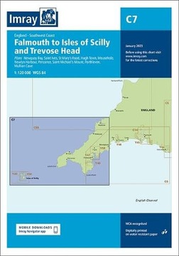 C7 FALMOUTH TO ISLES OF SCILLY+TREVOSE - Imray (KSIĄŻKA)