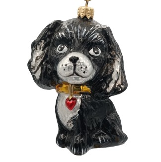 BOMBKI CHOINKOWE SZKLANE Piesek 11cm
