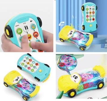 Телефон Интерактивная машинка для детей ЛАМПЫ