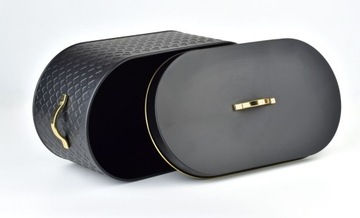 ЧЕРНО-ЗОЛОТАЯ ХЛЕБНАЯ КОРОБКА ГЛАМУР