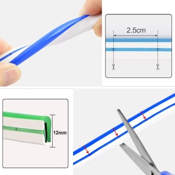 NEON FLEX LED ЛЕНТА 12В ХОЛОДНО-БЕЛАЯ 1 М 10Вт 6х12