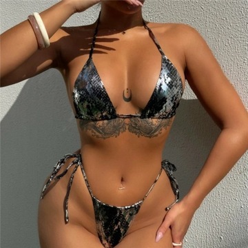 New Sexy Bikini Bandage Swimsuit Scale Print Swimw