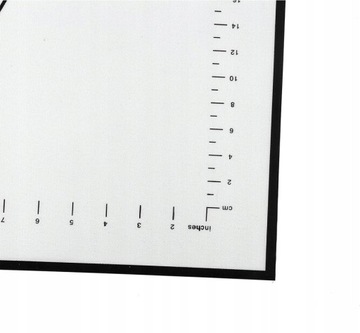 Кухонный коврик, силиконовая кондитерская доска с мерным стаканчиком 60х40см.