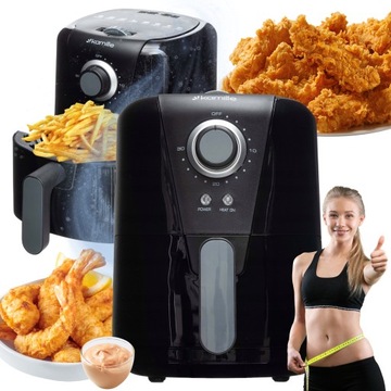 FRYTKOWNICA AIR FRYER frytownica 1,5 L BEZTŁUSZCZOWA ZDROWE SMAŻENIE