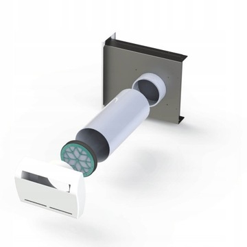 Противосмоговый фильтр для настенных вентиляционных отверстий диаметром 125 мм.