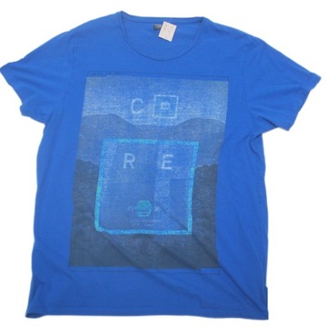 z Modna Bluzka Koszulka t-shirt JackJones XL niebieska z USA