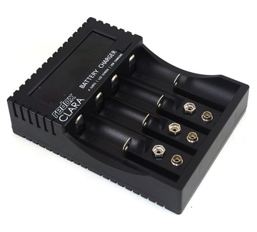 Зарядное устройство REDOX CLARA для литий-ионных Ni-MH Ni-Cd аккумуляторов типа AAA AA AAAA