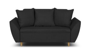 Sofa kanapa 2 os z funkcją spania ALI ciemno szara