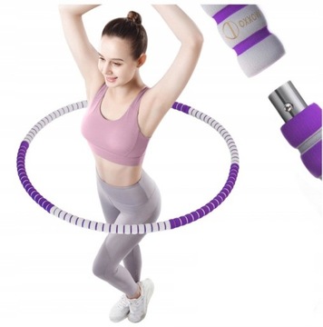 REGULOWANE HULA HOOP DO ODCHUDZANIA UTRATY MASY CIAŁA DLA KOBIET 1,2kg 96cm
