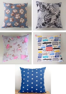 наволочка из хлопка 50 х 50 см, выбор узоров