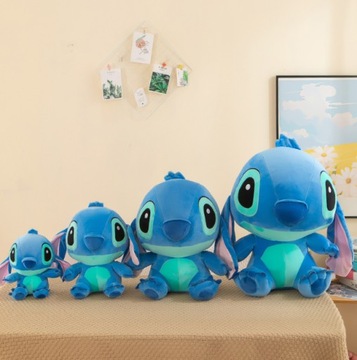 ПЛЮШЕВЫЙ МАСКОТ ЛИЛО И СТИЧ МЕДВЕДЬ СИНИЙ 35 СМ